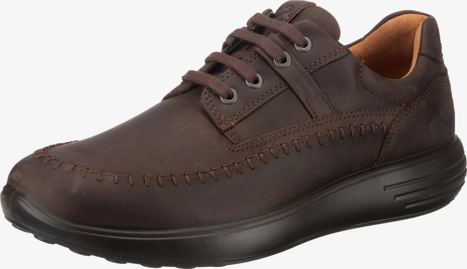 ECCO Casual Veterschoenen Veterschoen Heren Kastanjebruin 3 ECCO Casual Veterschoenen Veterschoen Heren Kastanjebruin
