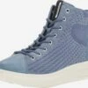 ECCO Hoge Sneakers Sneakers Hoog Dames Smoky Blue -Ecco 1834cc6346815046035f9785697641e6