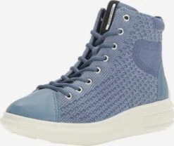 ECCO Hoge Sneakers Sneakers Hoog Dames Smoky Blue