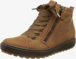 ECCO Hoge Sneakers Sneakers Hoog Dames Karamel