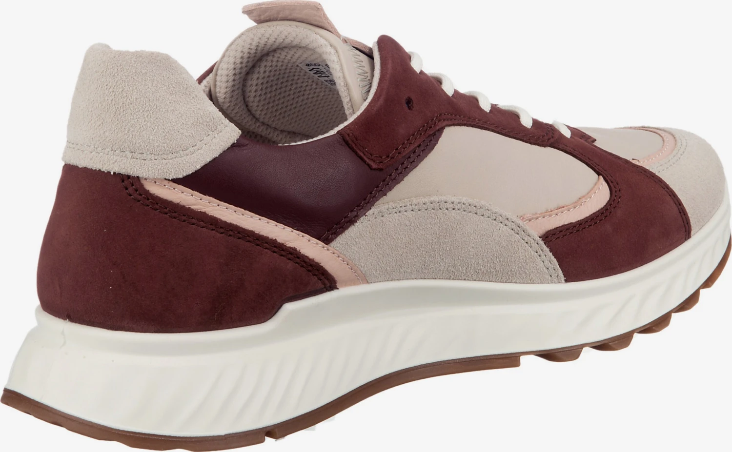ECCO Fashion Sneakers Sneakers Laag Dames Beige / Wijnrood 6 ECCO Fashion Sneakers Sneakers Laag Dames Beige / Wijnrood - Afbeelding 4