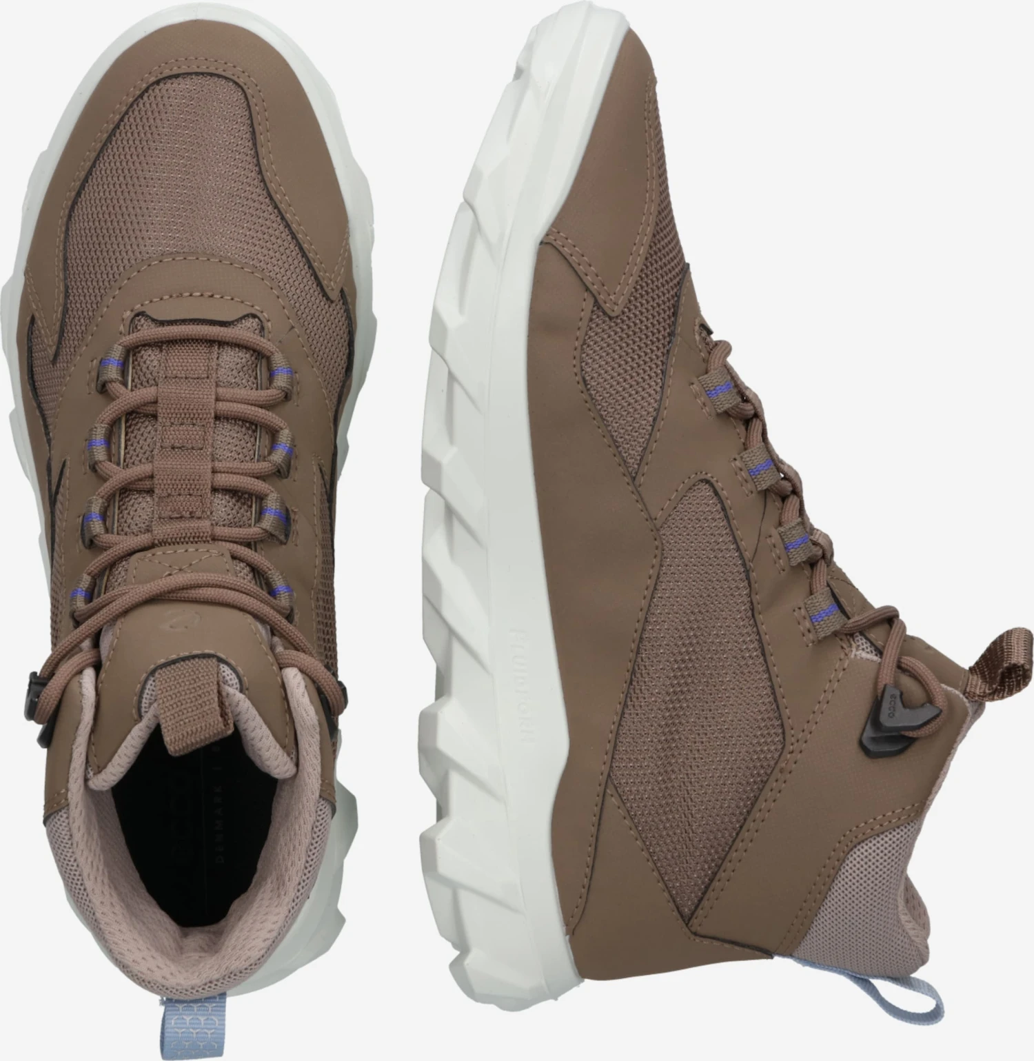 ECCO Hoge Sneakers Sneakers Hoog Dames Bruin 4 ECCO Hoge Sneakers Sneakers Hoog Dames Bruin - Afbeelding 2