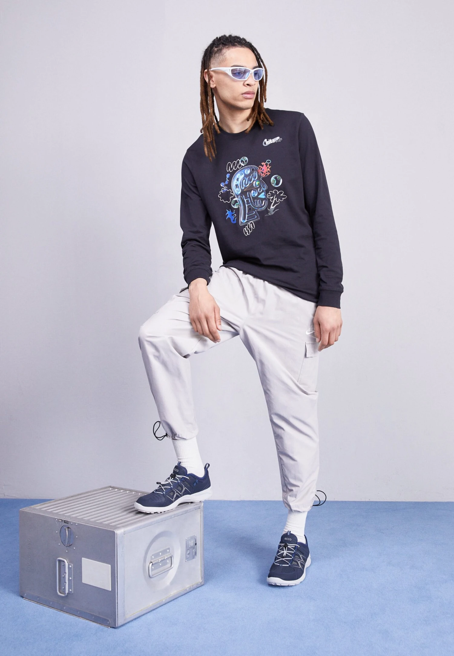 ECCO Terracruise - Sportieve Veterschoenen - Marine/Concrete 5 ECCO Terracruise - Sportieve Veterschoenen - Marine/Concrete - Afbeelding 3