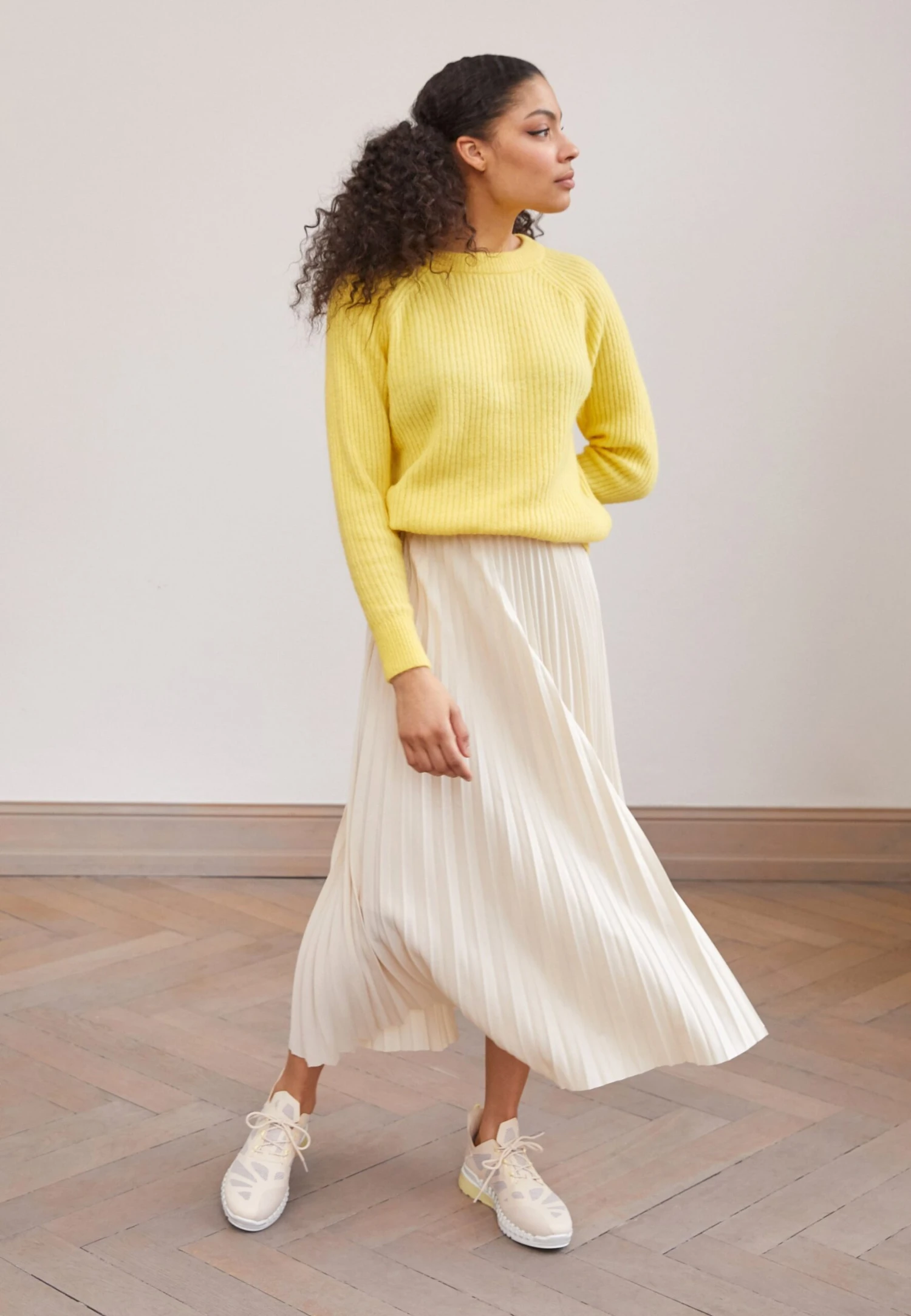 ECCO Zipflex- Sneakers Laag - Limestone 4 ECCO Zipflex- Sneakers Laag - Limestone - Afbeelding 2