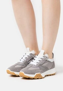 ECCO Retro - Sneakers Laag - Steel/White