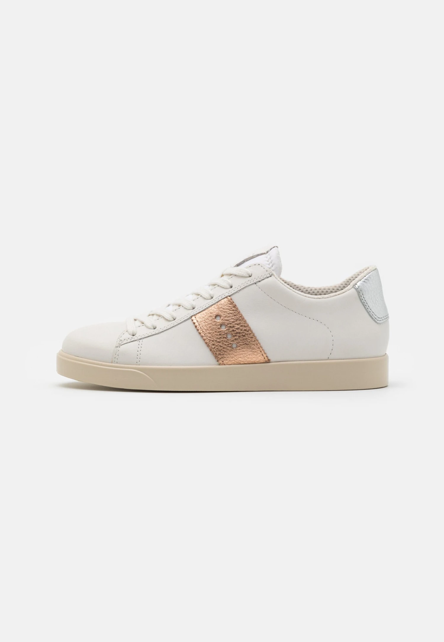 ECCO Street Lite- Sneakers Laag - White/Hammered Bronze/Pure White Silver 4 ECCO Street Lite- Sneakers Laag - White/Hammered Bronze/Pure White Silver - Afbeelding 2