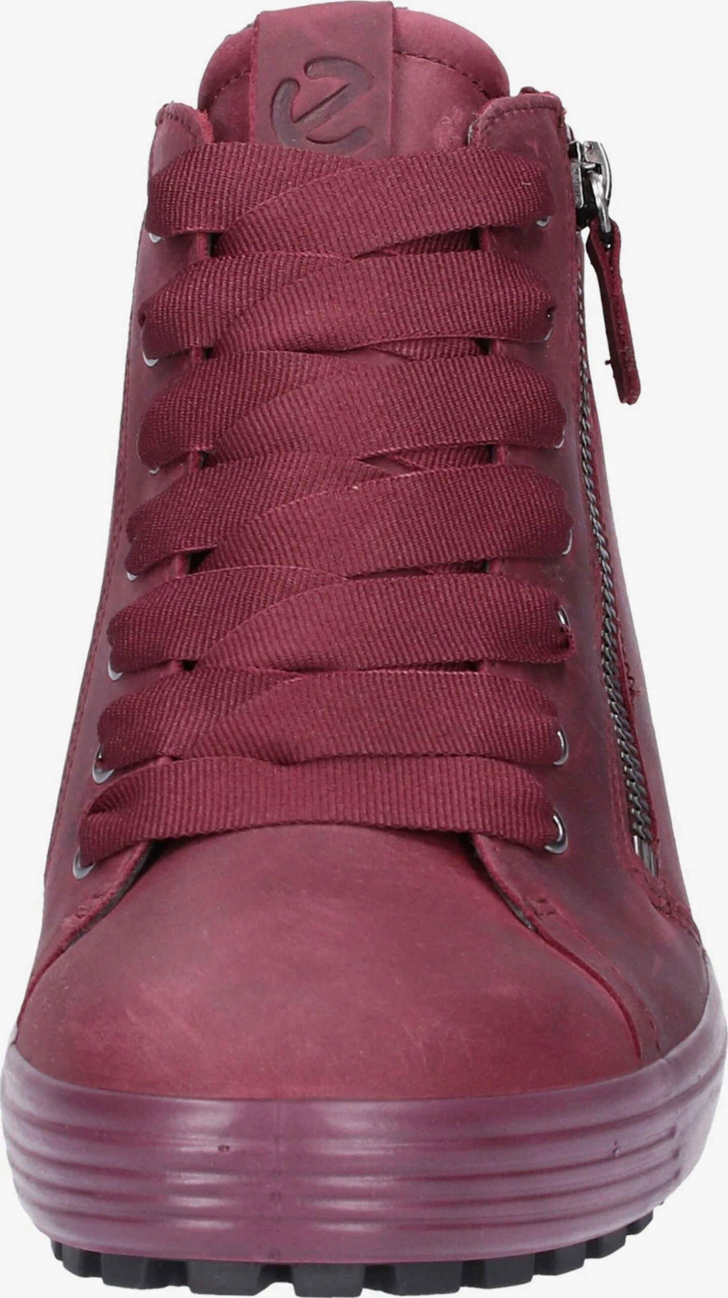 ECCO Hoge Sneakers Sneakers Hoog Dames Wijnrood 6 ECCO Hoge Sneakers Sneakers Hoog Dames Wijnrood - Afbeelding 4