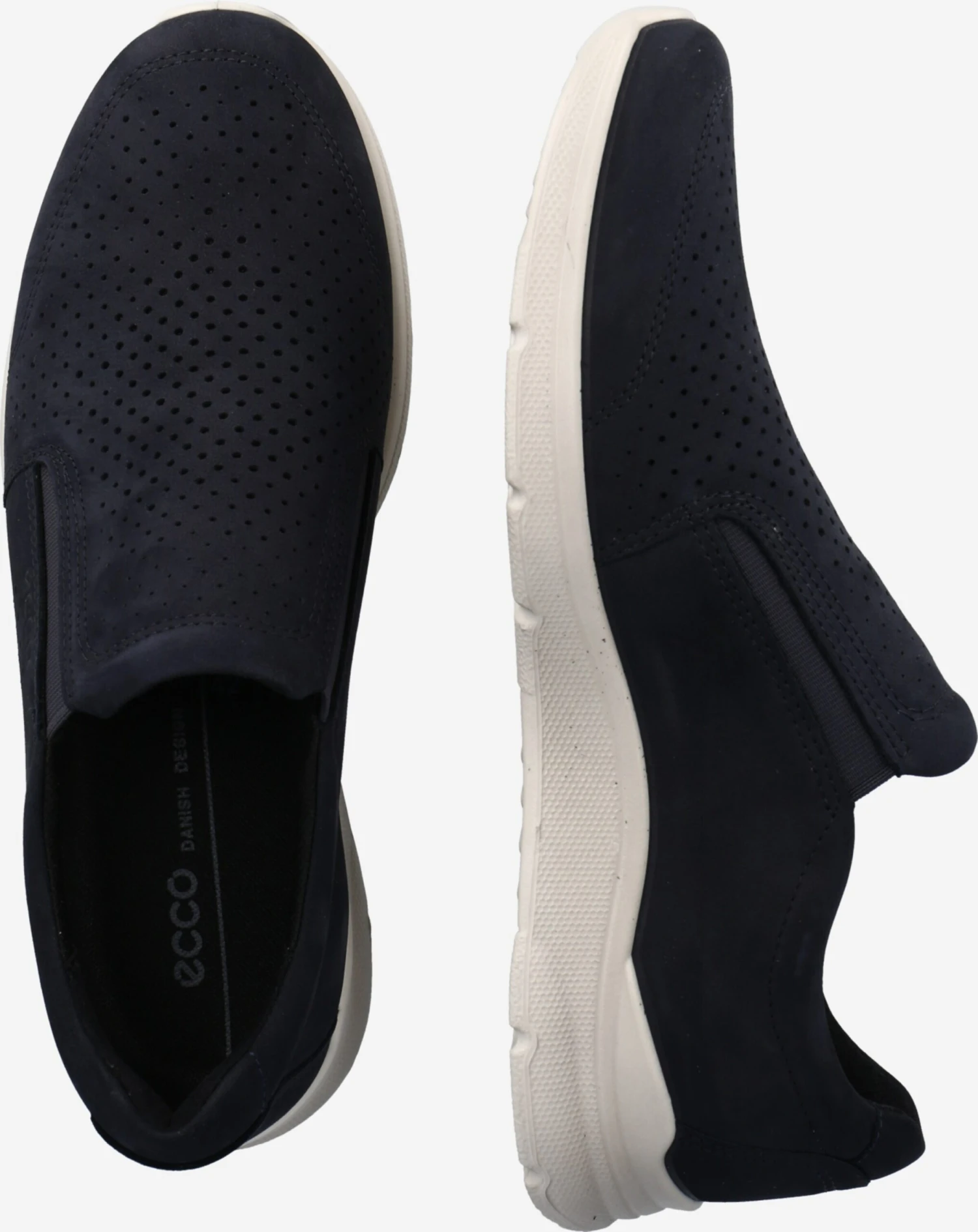 ECCO Lage Schoenen Instappers Irving Heren Navy 4 ECCO Lage Schoenen Instappers Irving Heren Navy - Afbeelding 2