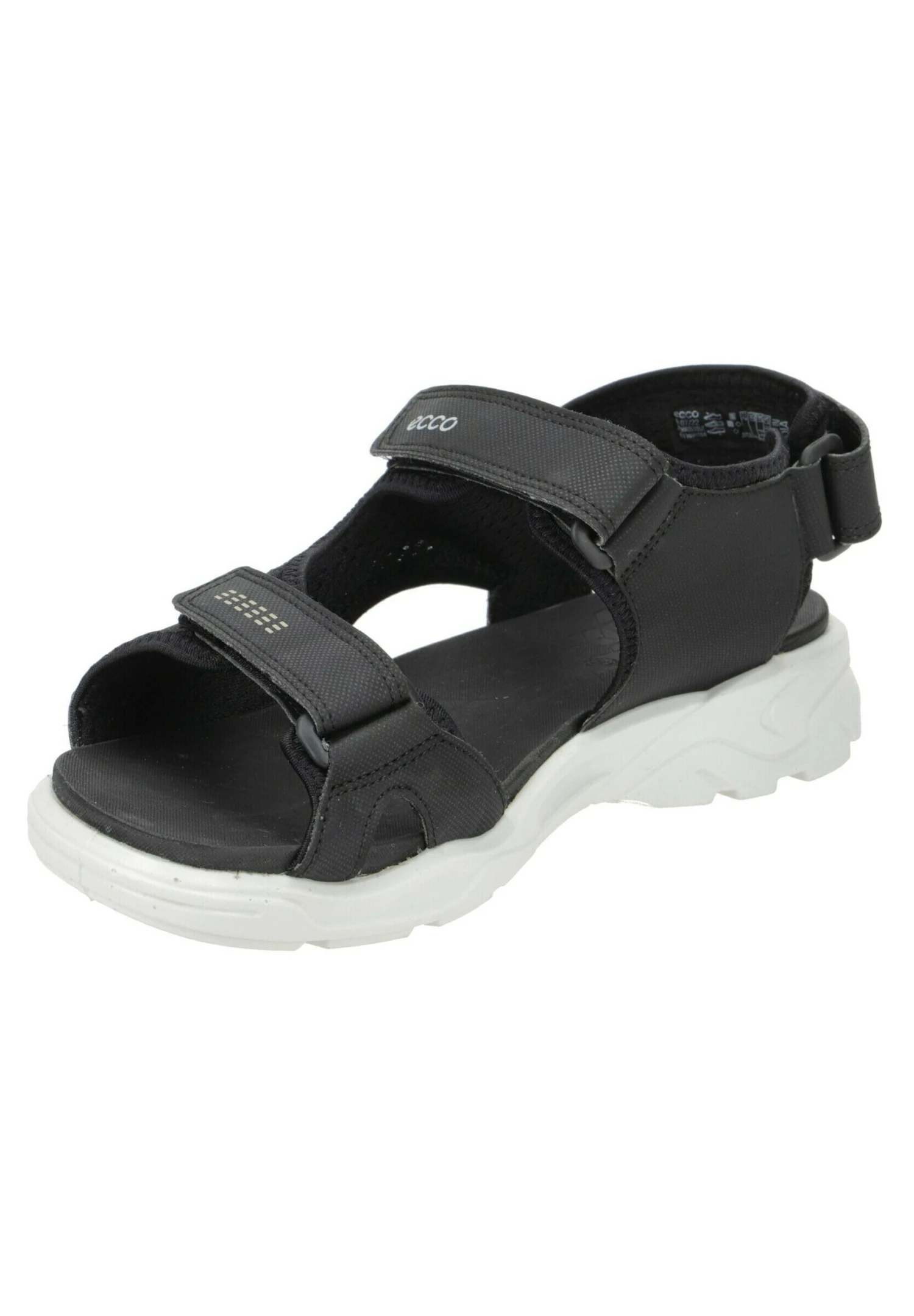 ECCO Biom Raft- Outdoorsandalen - Schwarz Weiß 4 ECCO Biom Raft- Outdoorsandalen - Schwarz Weiß - Afbeelding 2