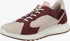 ECCO Fashion Sneakers Sneakers Laag Dames Beige / Wijnrood