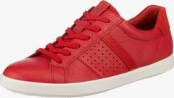 ECCO Casual Sneakers Sneakers Laag Dames Karmijnrood