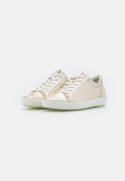 ECCO Soft - Sneakers Laag - Pure White/Gold -Ecco c715e12ed0334bf796ea0f0001e91615