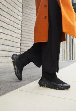 ECCO Chunky- Enkellaarsjes Met Plateauzool - Black/Black -Ecco d18d552a4c5b468baa4c0c6a9a7aef74