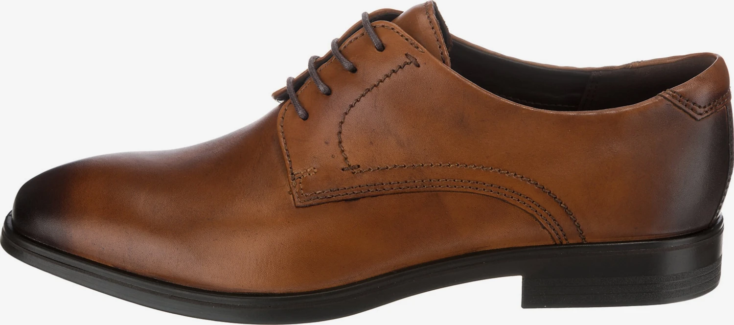 ECCO Nette Schoenen Veterschoen Melburne Heren Bruin 4 ECCO Nette Schoenen Veterschoen Melburne Heren Bruin - Afbeelding 2