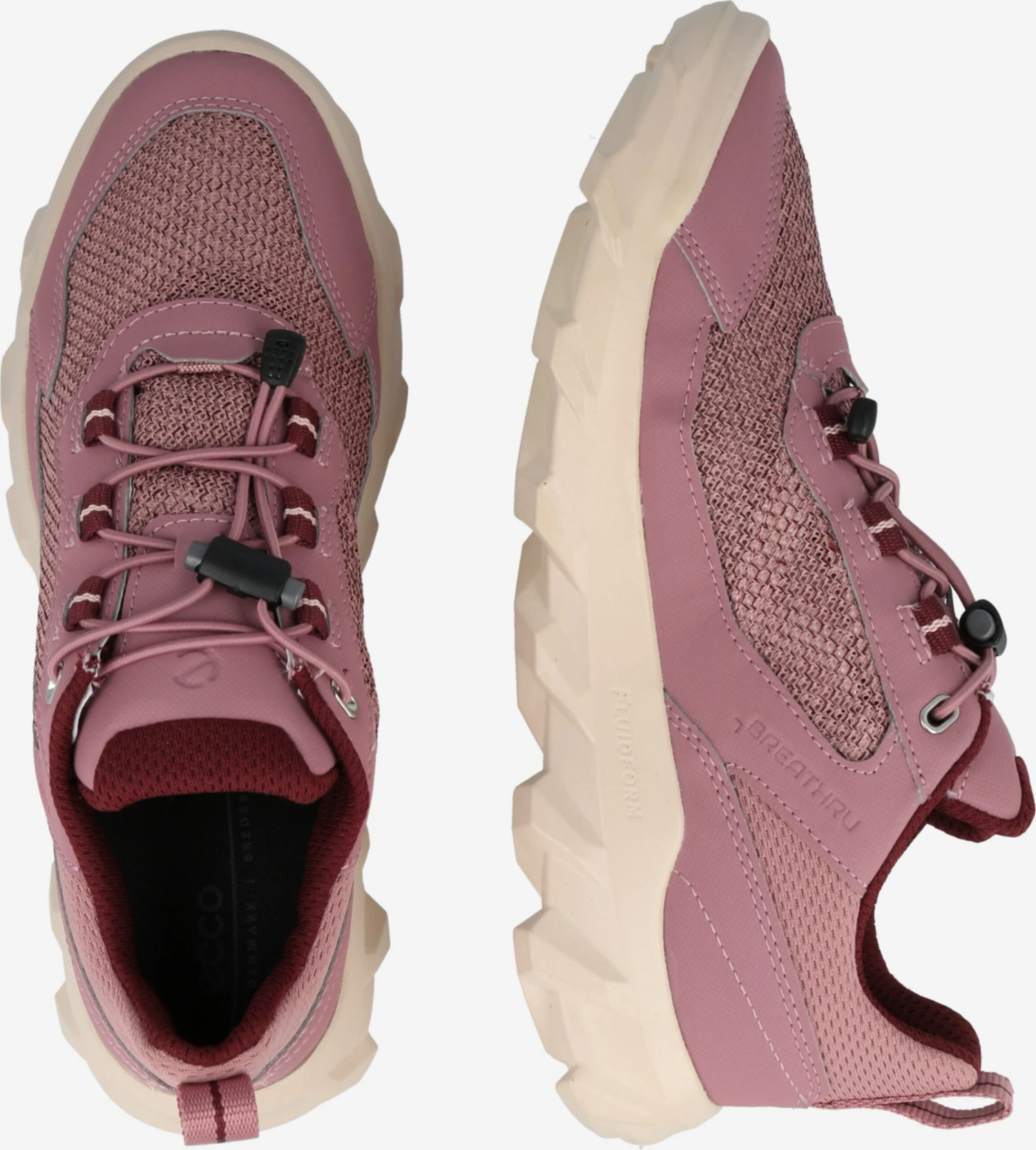 ECCO Running Sneakers Sneakers Laag Dames Oudroze 4 ECCO Running Sneakers Sneakers Laag Dames Oudroze - Afbeelding 2