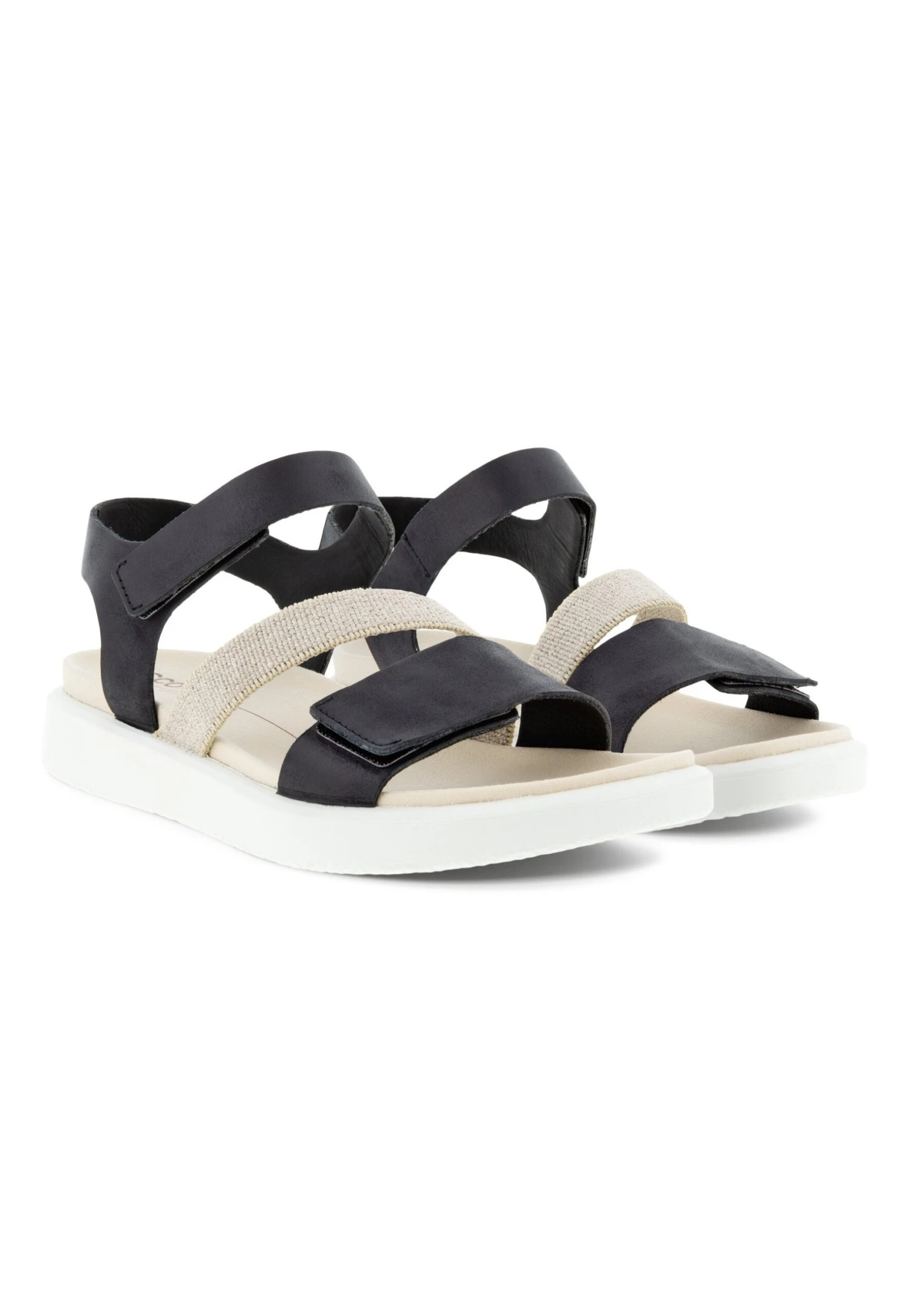 ECCO Flowt Flat - Sandalen - Black 4 ECCO Flowt Flat - Sandalen - Black - Afbeelding 2