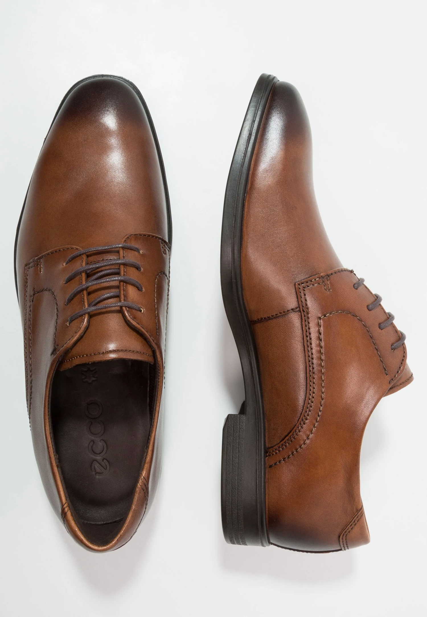 ECCO Melbourne - Veterschoenen - Amber The Natural 4 ECCO Melbourne - Veterschoenen - Amber The Natural - Afbeelding 2